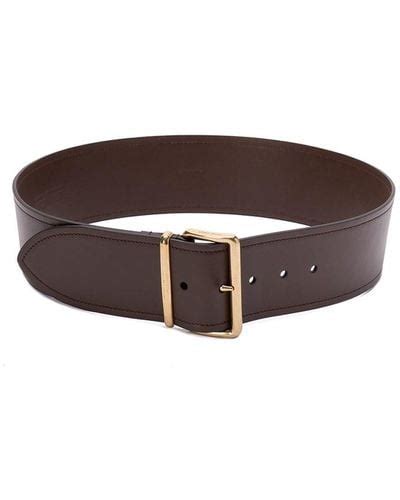 miu miu brown belt|Women's leather belts .